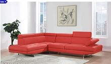 RED LEFT ARM FACING SECTIONAL
